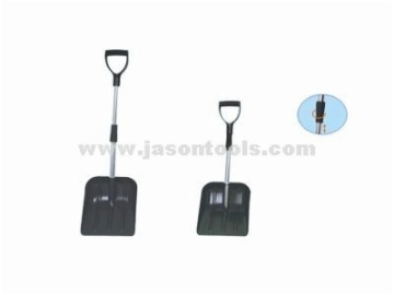 Telescoping snow shovel
