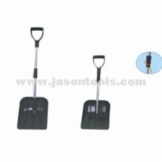 Telescoping snow shovel