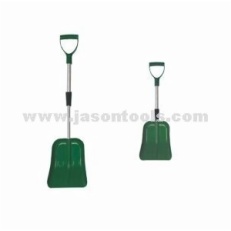 Telescoping snow shovel