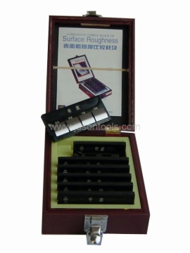 Comparison sample block of surface roughness
