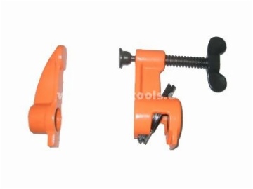 Deep throat pipe clamp