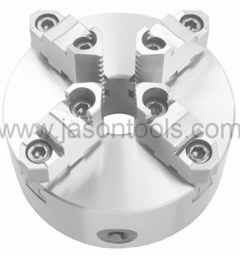 4 jaw self-centering scroll chucks-two piece jaws,DIN6350