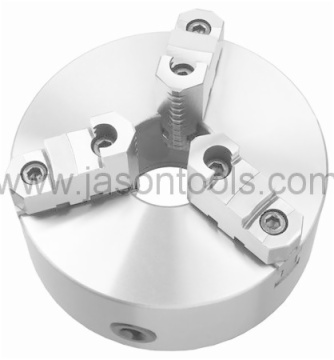 3 jaw self-centering scroll chucks-two piece jaws DIN6350