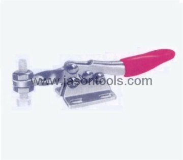 Horizontal handle hold-down clamps